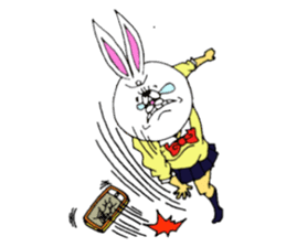 Usagi's four sets. sticker #824415