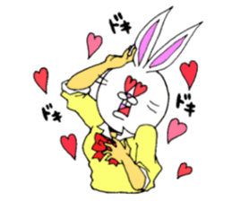 Usagi's four sets. sticker #824418