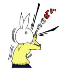 Usagi's four sets. sticker #824423