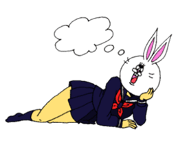 Usagi's four sets. sticker #824431