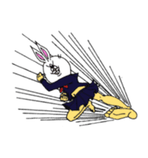 Usagi's four sets. sticker #824434