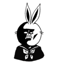 Usagi's four sets. sticker #824437