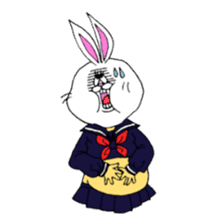 Usagi's four sets. sticker #824438