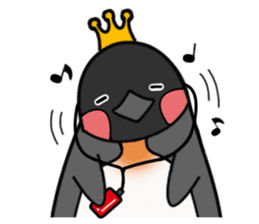 Penguin King sticker #824663