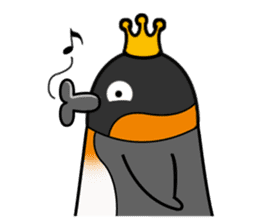Penguin King sticker #824664