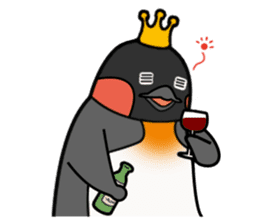 Penguin King sticker #824667