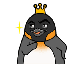 Penguin King sticker #824668