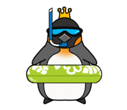 Penguin King sticker #824674