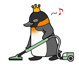 Penguin King sticker #824675