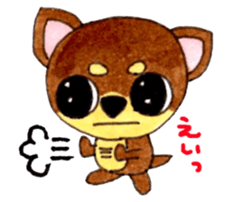 Yamato Maro eyebrow Chihuahua sticker #825017