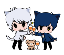 Cat prince sticker #825284