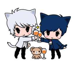 Cat prince sticker #825284