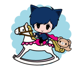 Cat prince sticker #825289