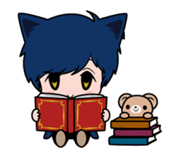 Cat prince sticker #825290