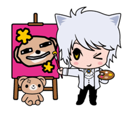 Cat prince sticker #825294