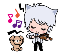 Cat prince sticker #825295