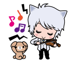 Cat prince sticker #825295