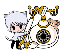 Cat prince sticker #825296