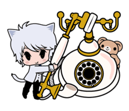 Cat prince sticker #825296