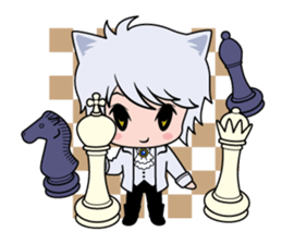 Cat prince sticker #825297