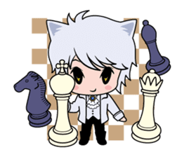 Cat prince sticker #825297