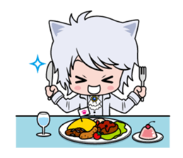 Cat prince sticker #825298