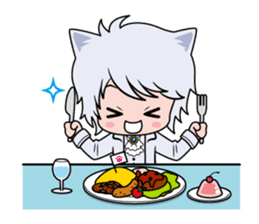 Cat prince sticker #825298