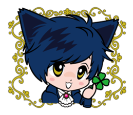 Cat prince sticker #825299