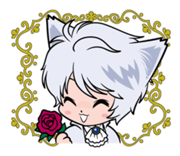 Cat prince sticker #825309