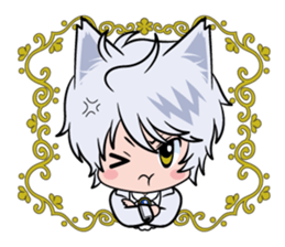 Cat prince sticker #825310