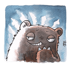 Miimork The Brown Bear sticker #825727