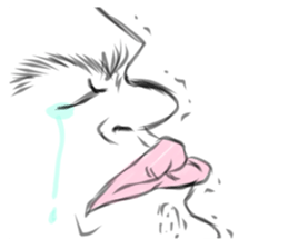 Side face sticker #826234