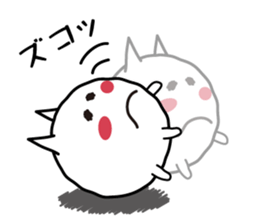 Cat a good listener sticker #826963