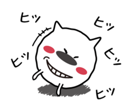 Cat a good listener sticker #826971