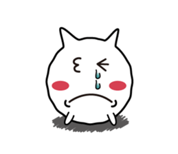 Cat a good listener sticker #826995