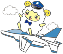 Moko-chan of sheep sticker #827240