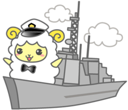 Moko-chan of sheep sticker #827241