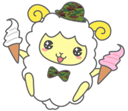 Moko-chan of sheep sticker #827242