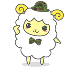 Moko-chan of sheep sticker #827243
