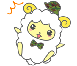 Moko-chan of sheep sticker #827251