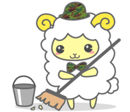 Moko-chan of sheep sticker #827269