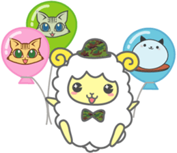 Moko-chan of sheep sticker #827278