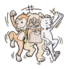 animal fellows sticker #828180