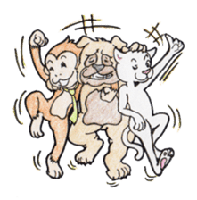 animal fellows sticker #828180