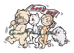 animal fellows sticker #828195