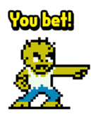 "Zobisuke" of zombie sticker #828363