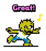 "Zobisuke" of zombie sticker #828371