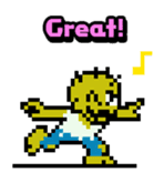 "Zobisuke" of zombie sticker #828371