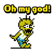 "Zobisuke" of zombie sticker #828373