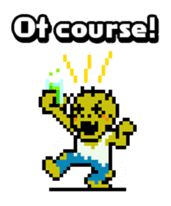 "Zobisuke" of zombie sticker #828378